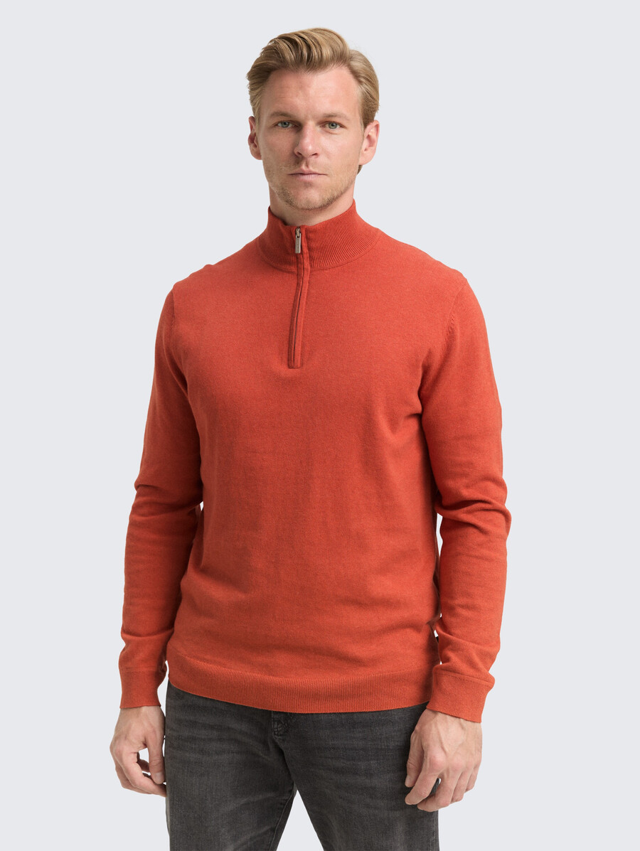 maglione troyer in maglia con misto cashmere