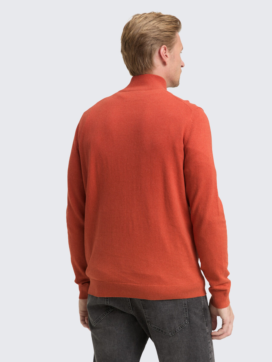 maglione troyer in maglia con misto cashmere