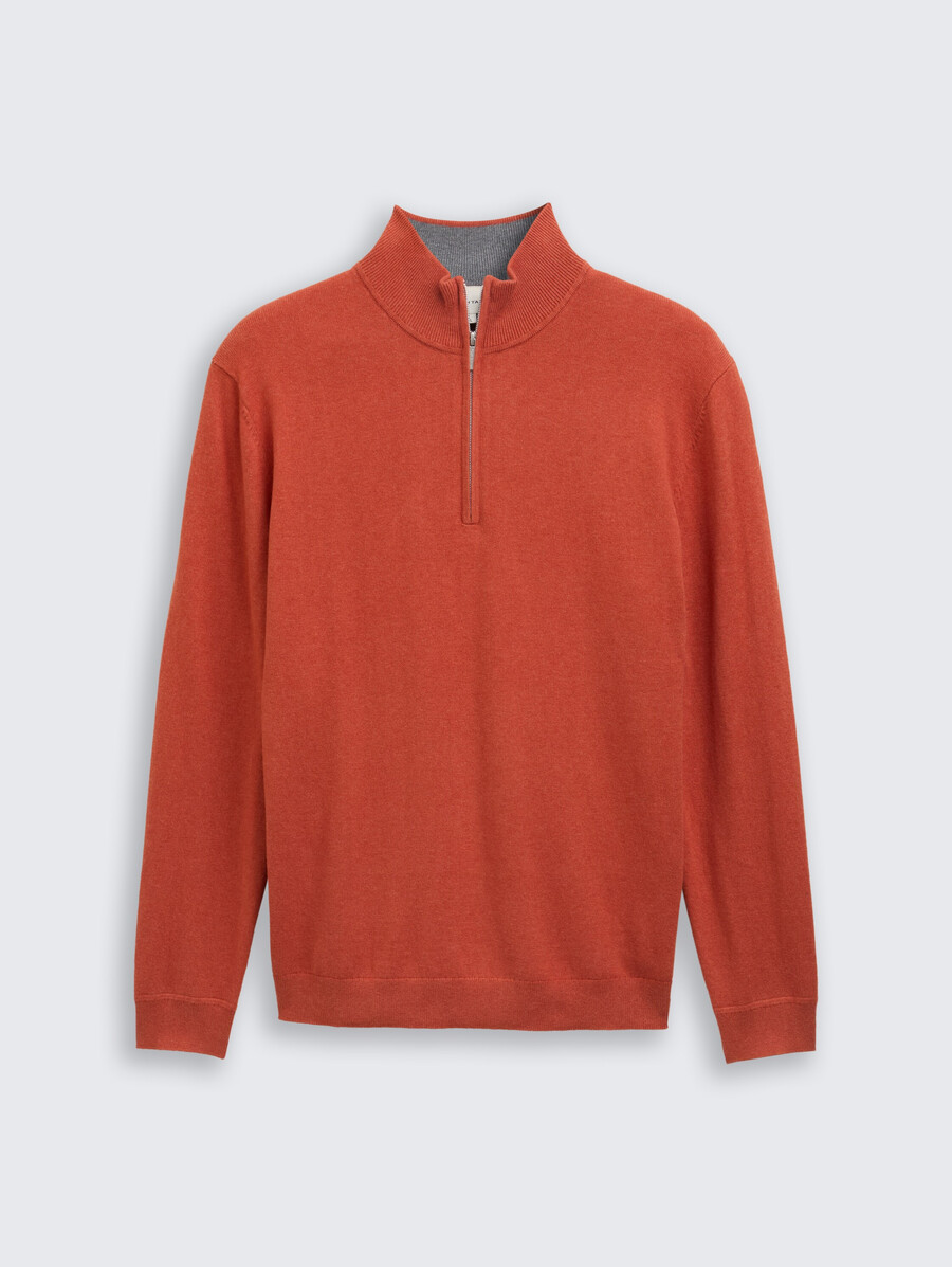 maglione troyer in maglia con misto cashmere