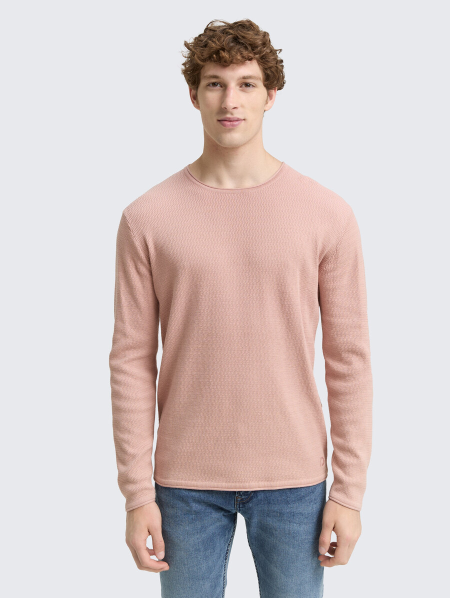 maglione in maglia di cotone