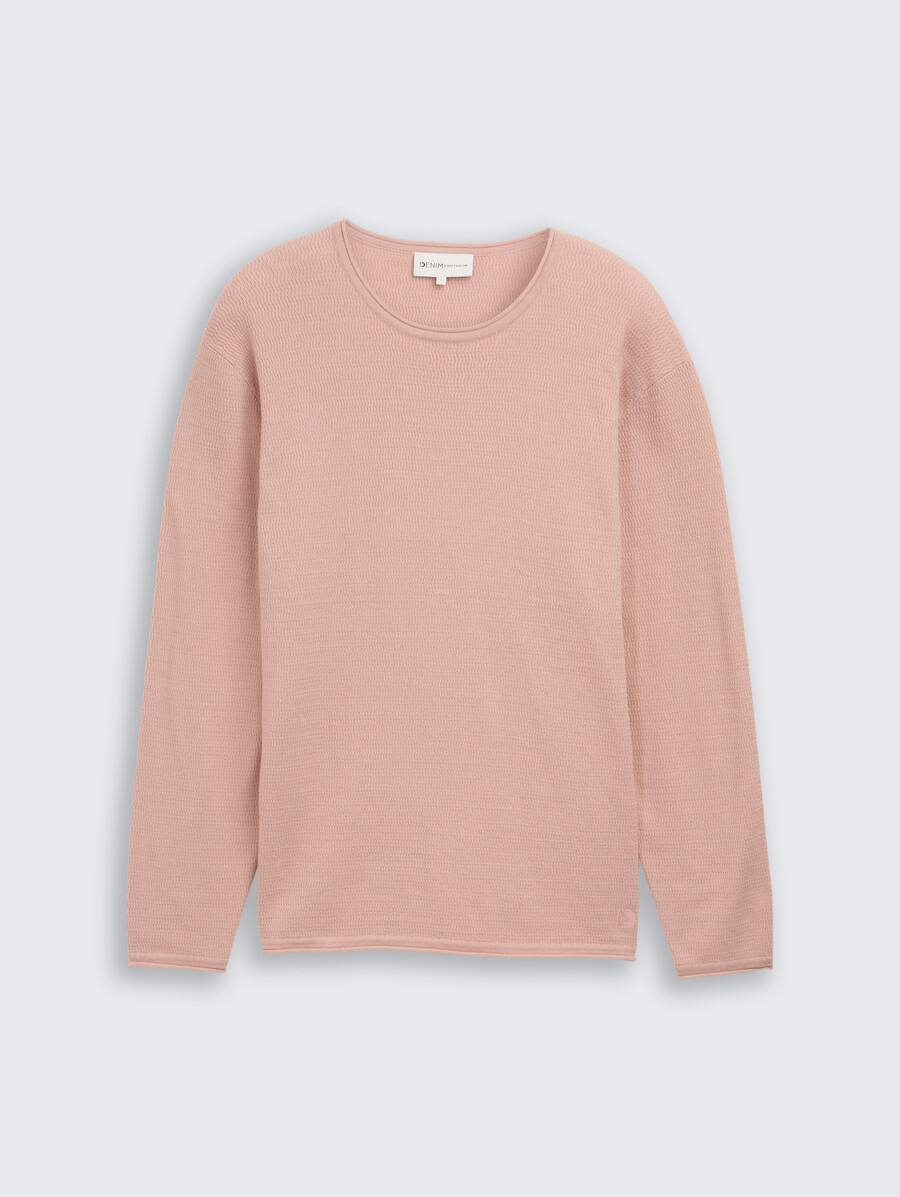 maglione in maglia di cotone
