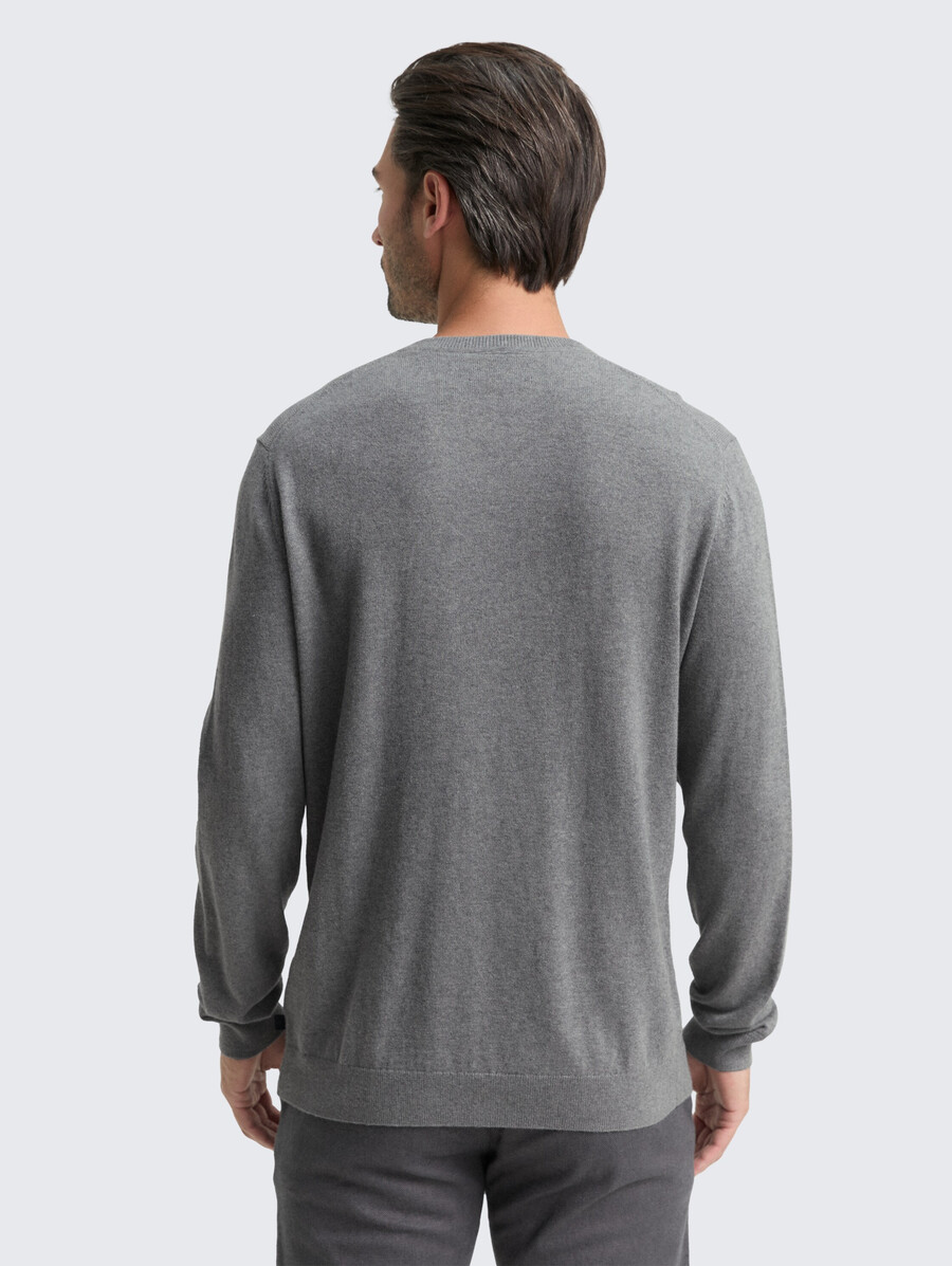 maglione lavorato a maglia con misto cashmere