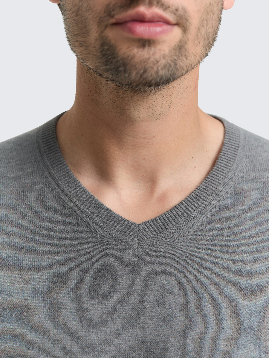 maglione lavorato a maglia con misto cashmere