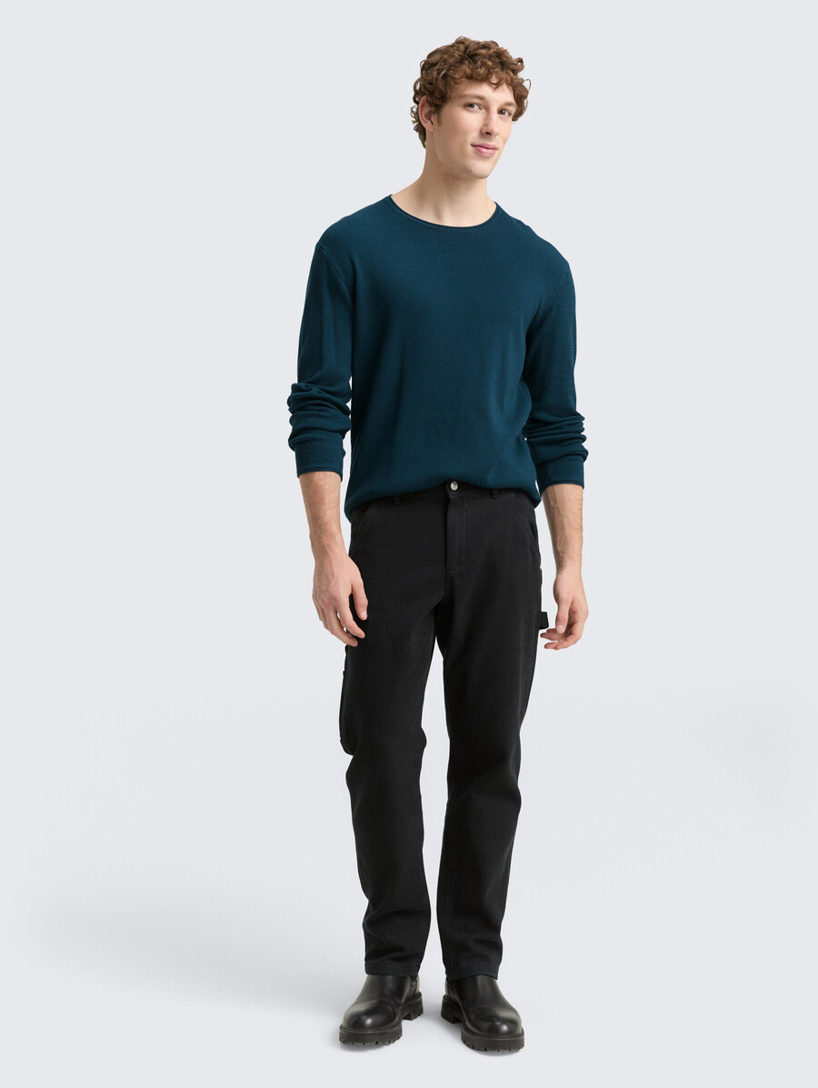 maglione in maglia di cotone