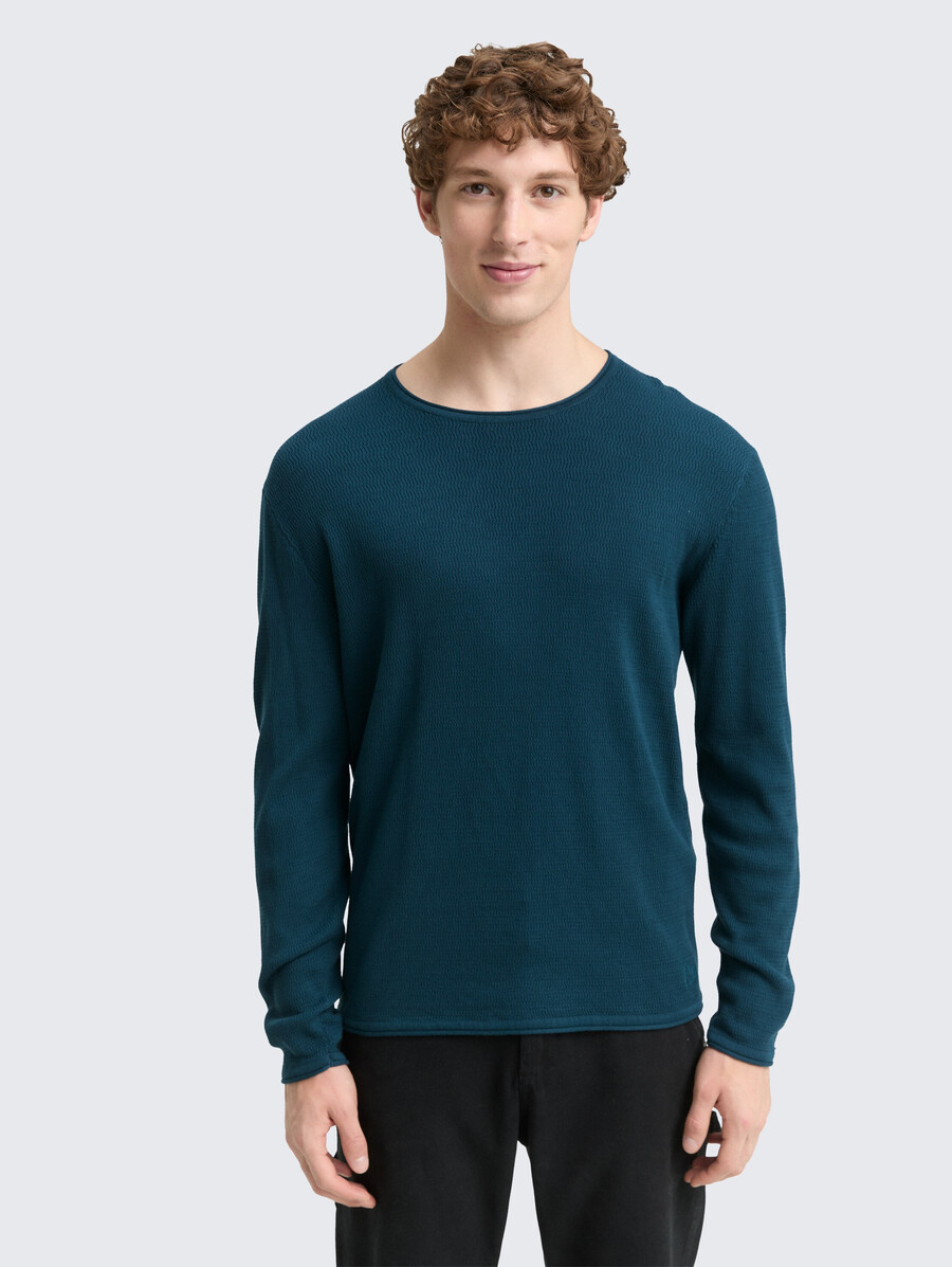 maglione in maglia di cotone