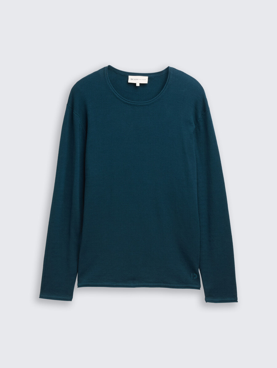 maglione in maglia di cotone