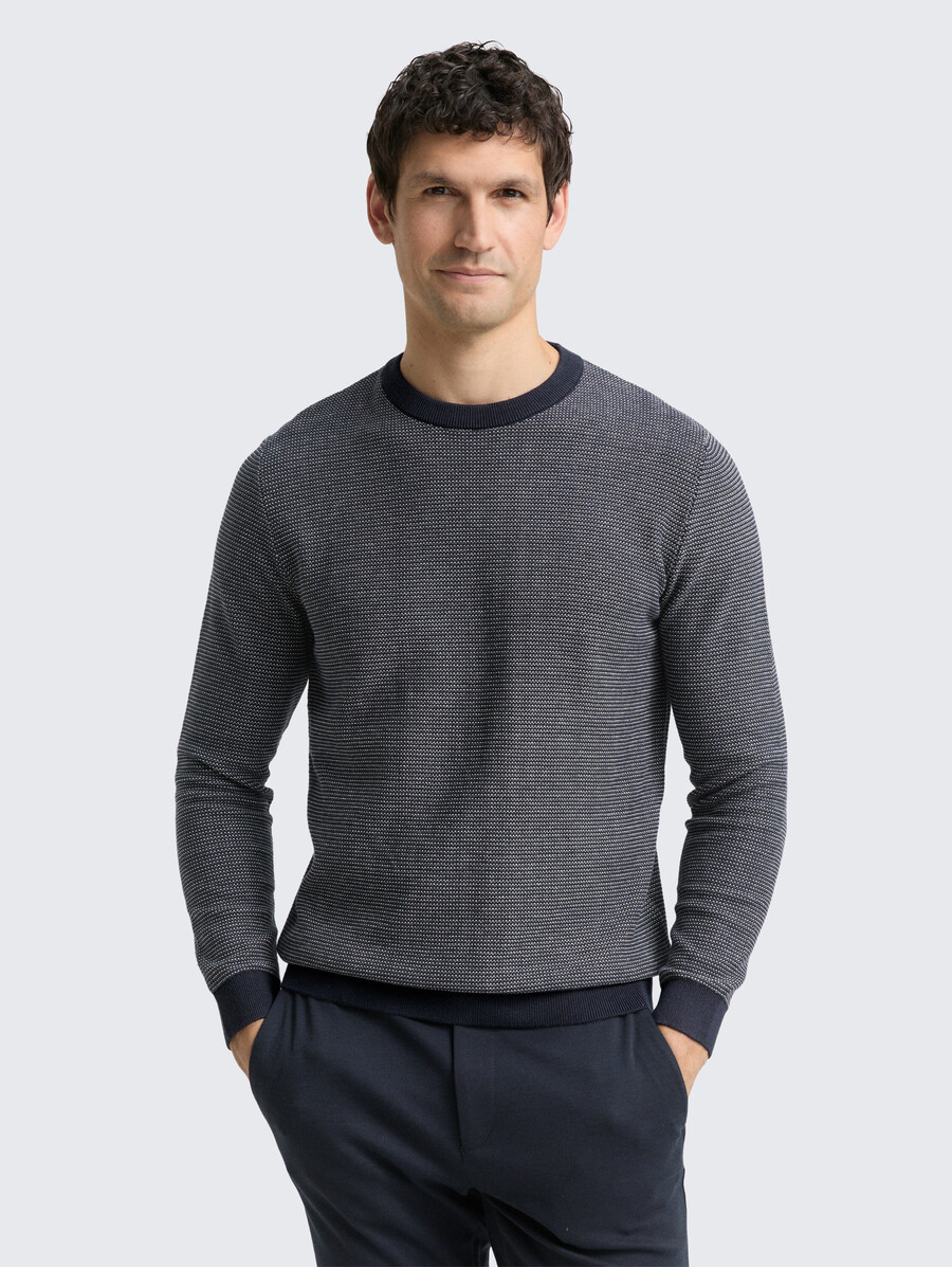 maglione in maglia di cotone