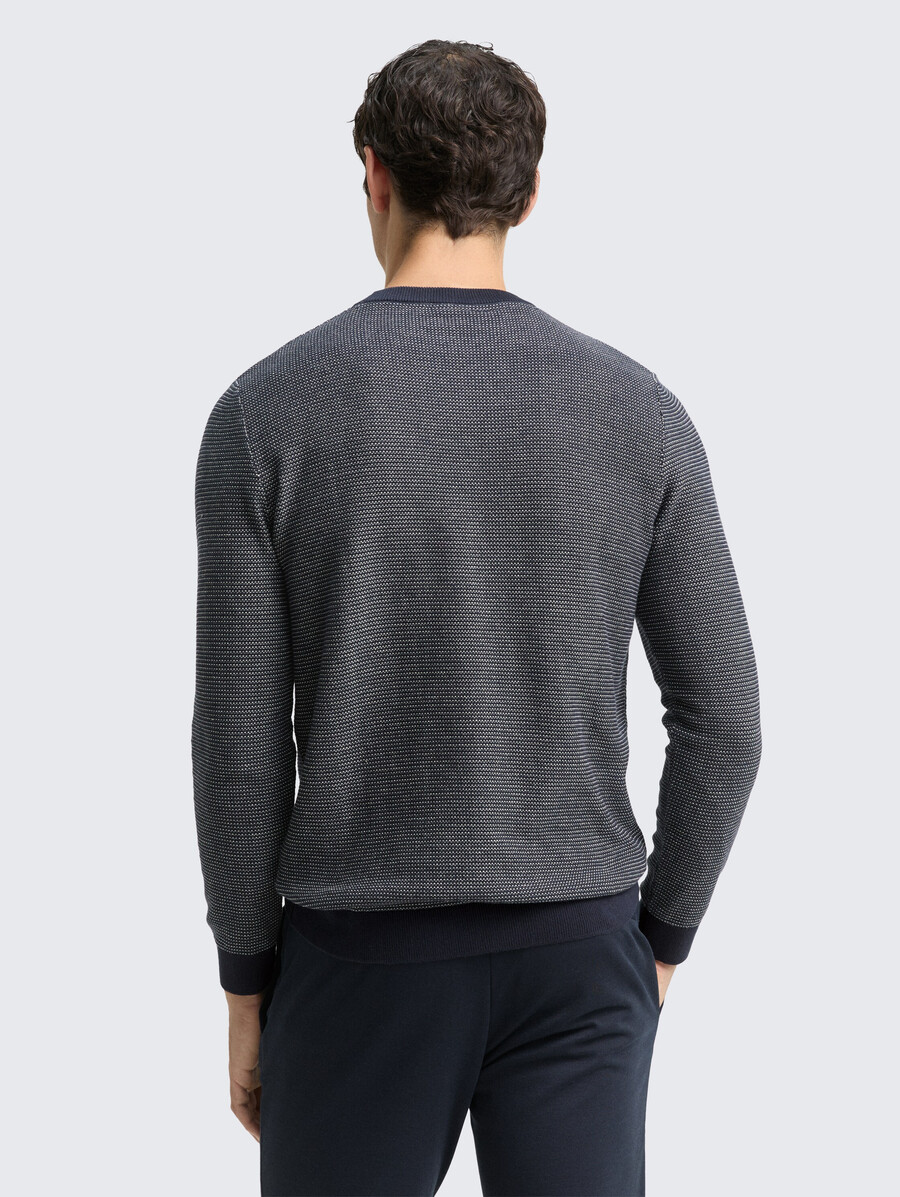 maglione in maglia di cotone