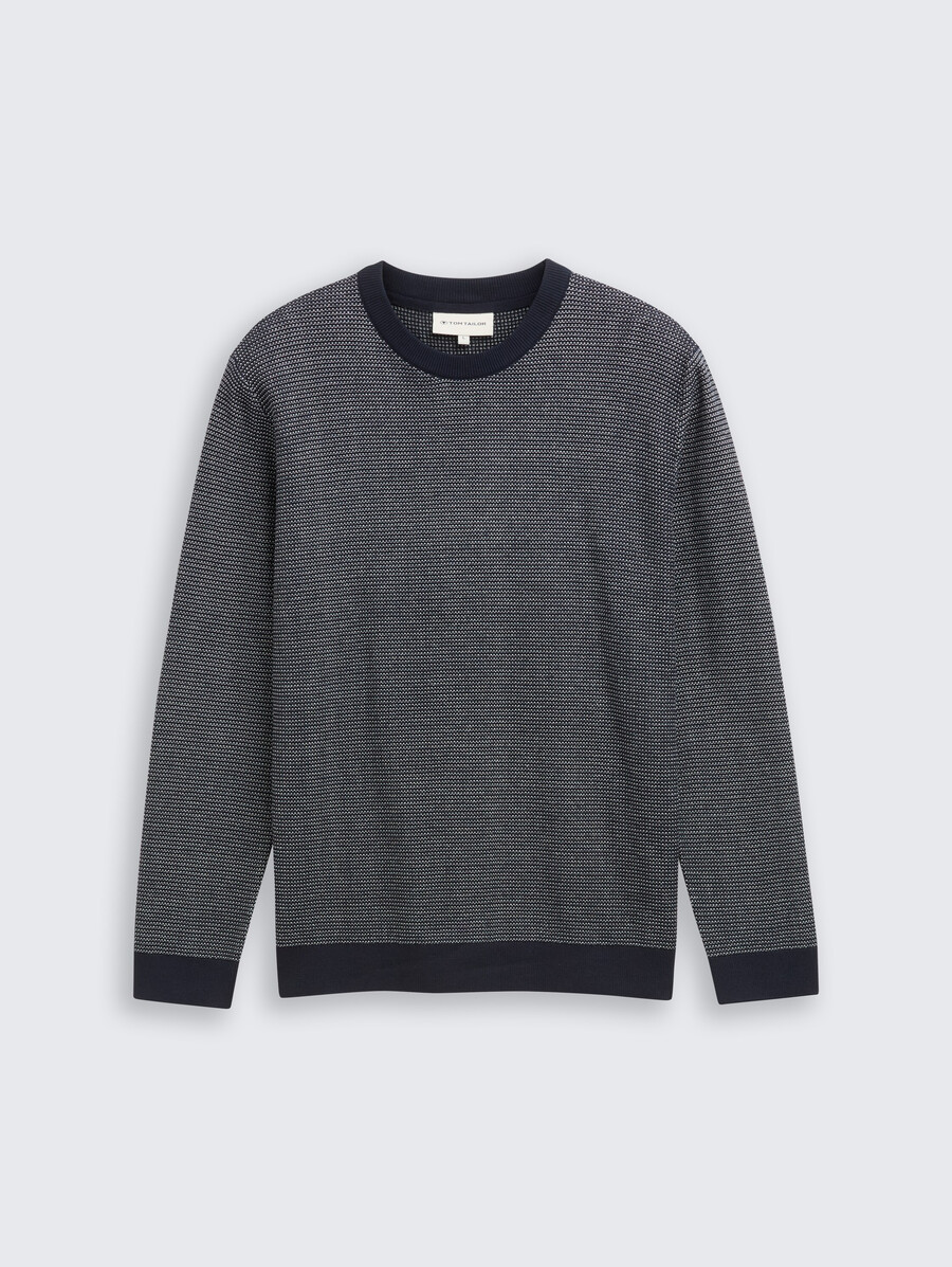 maglione in maglia di cotone