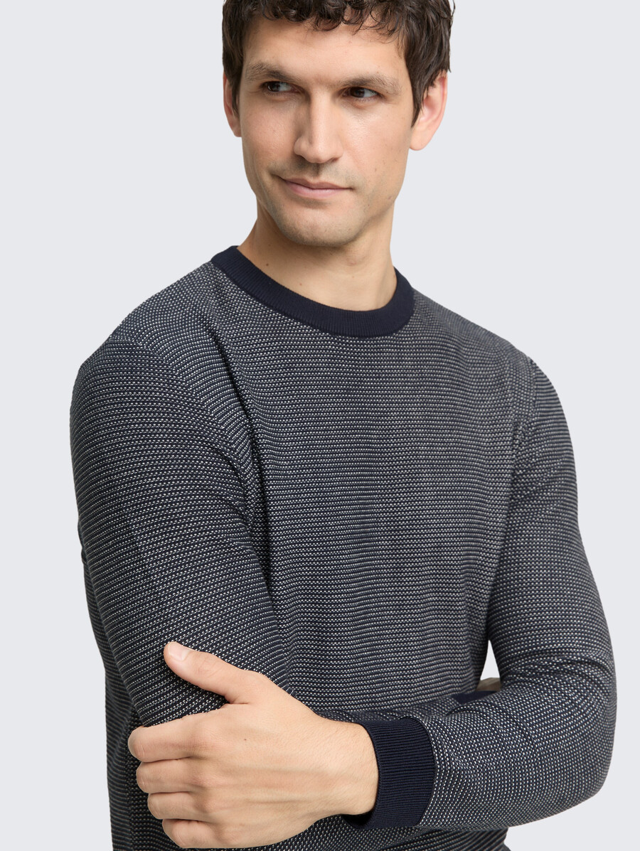 maglione in maglia di cotone