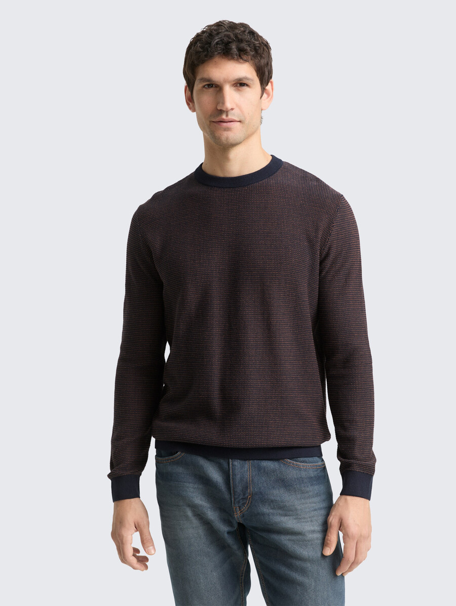 maglione in maglia di cotone