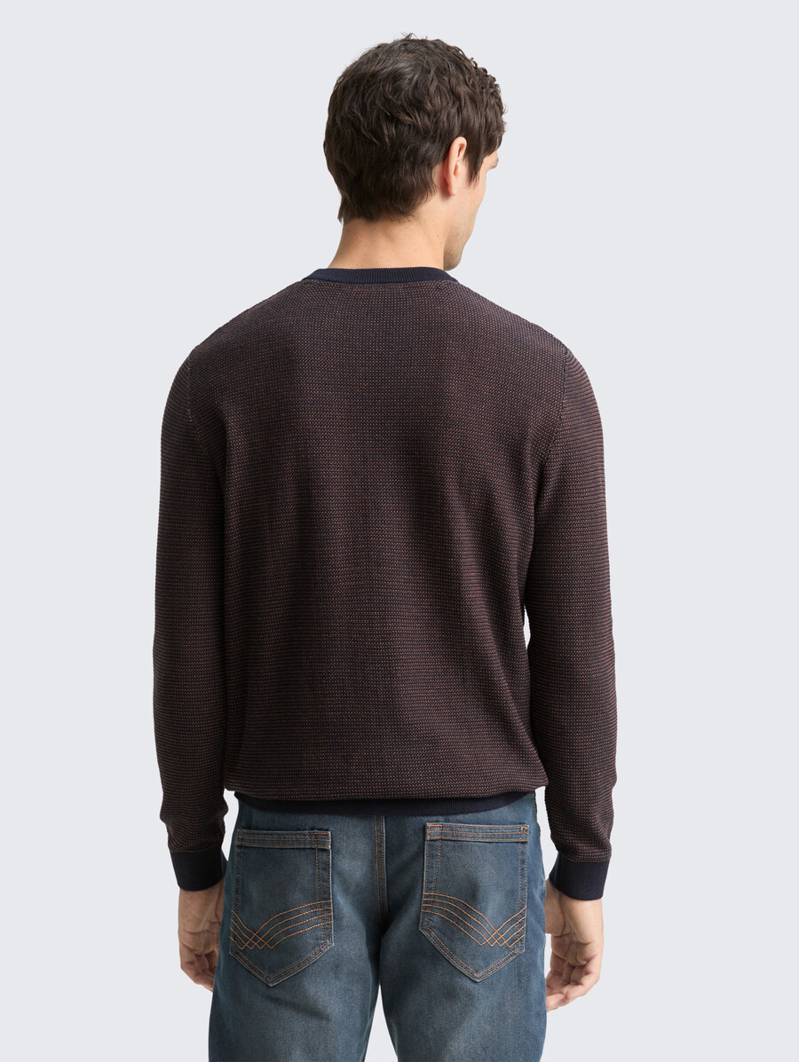maglione in maglia di cotone