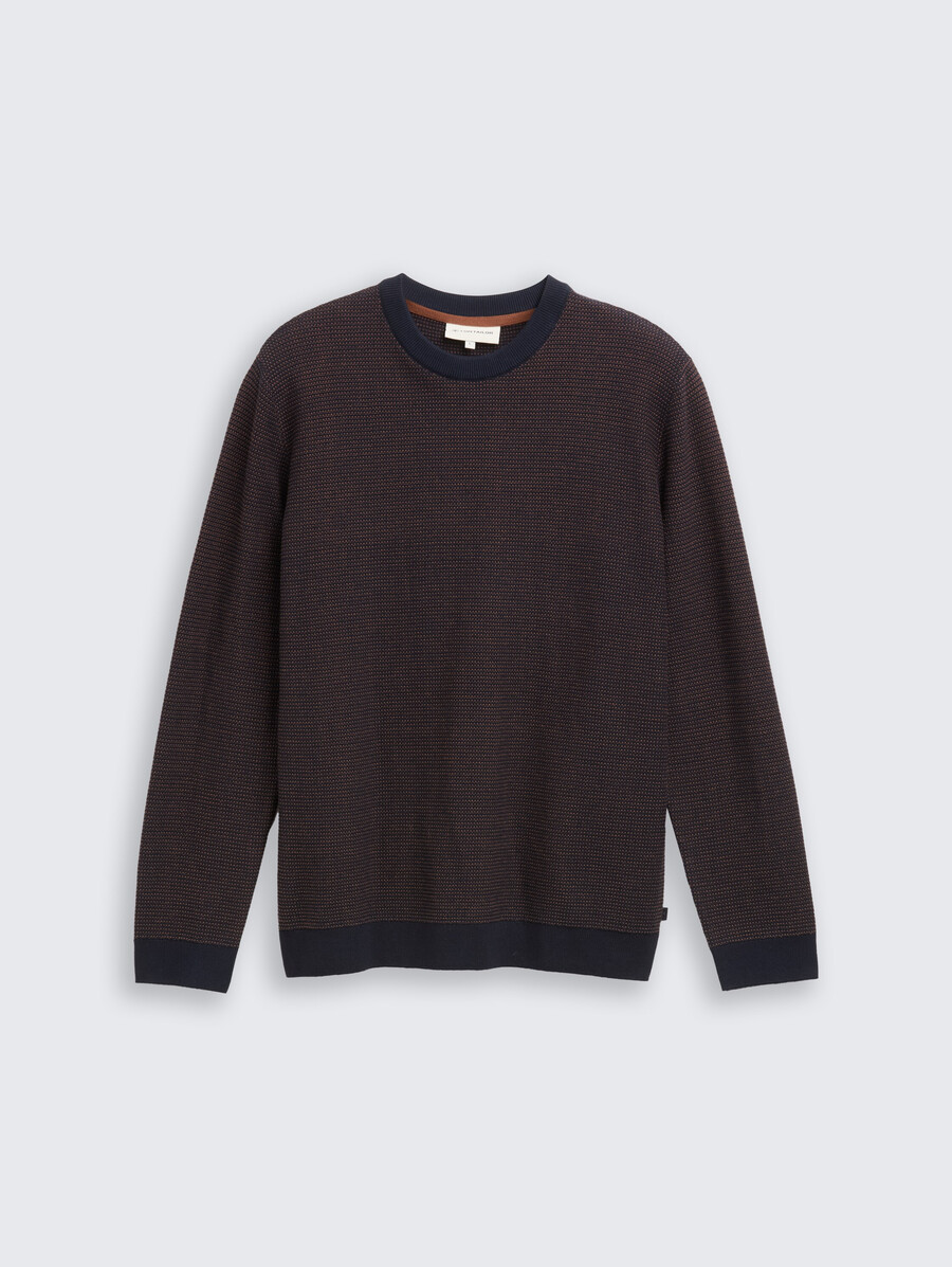 maglione in maglia di cotone