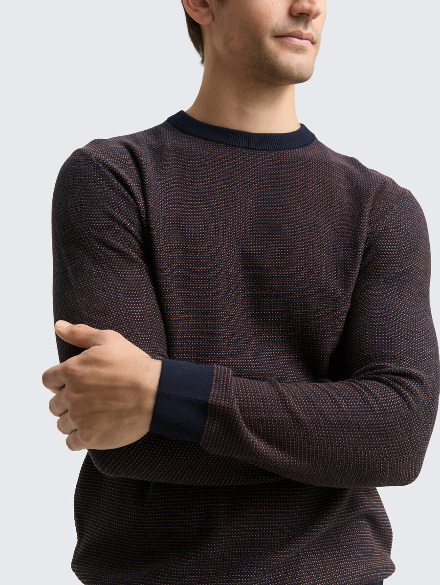 maglione in maglia di cotone