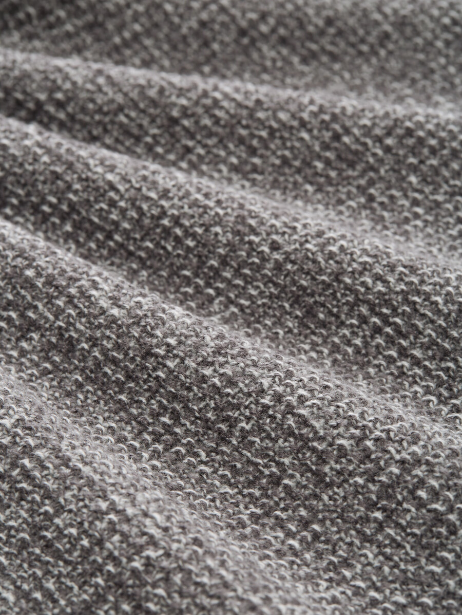 maglione lavorato a maglia in look mélange