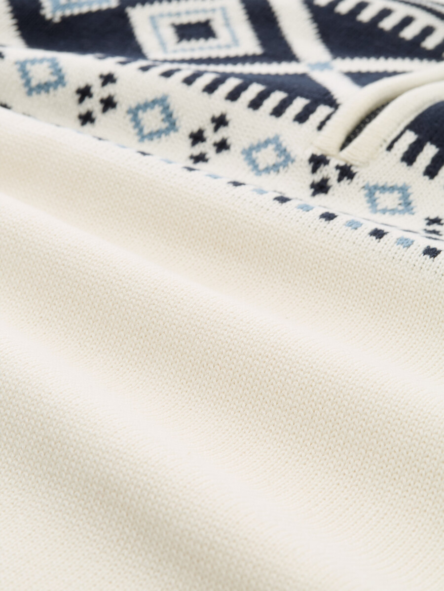 maglione lavorato a maglia fair isle troyer