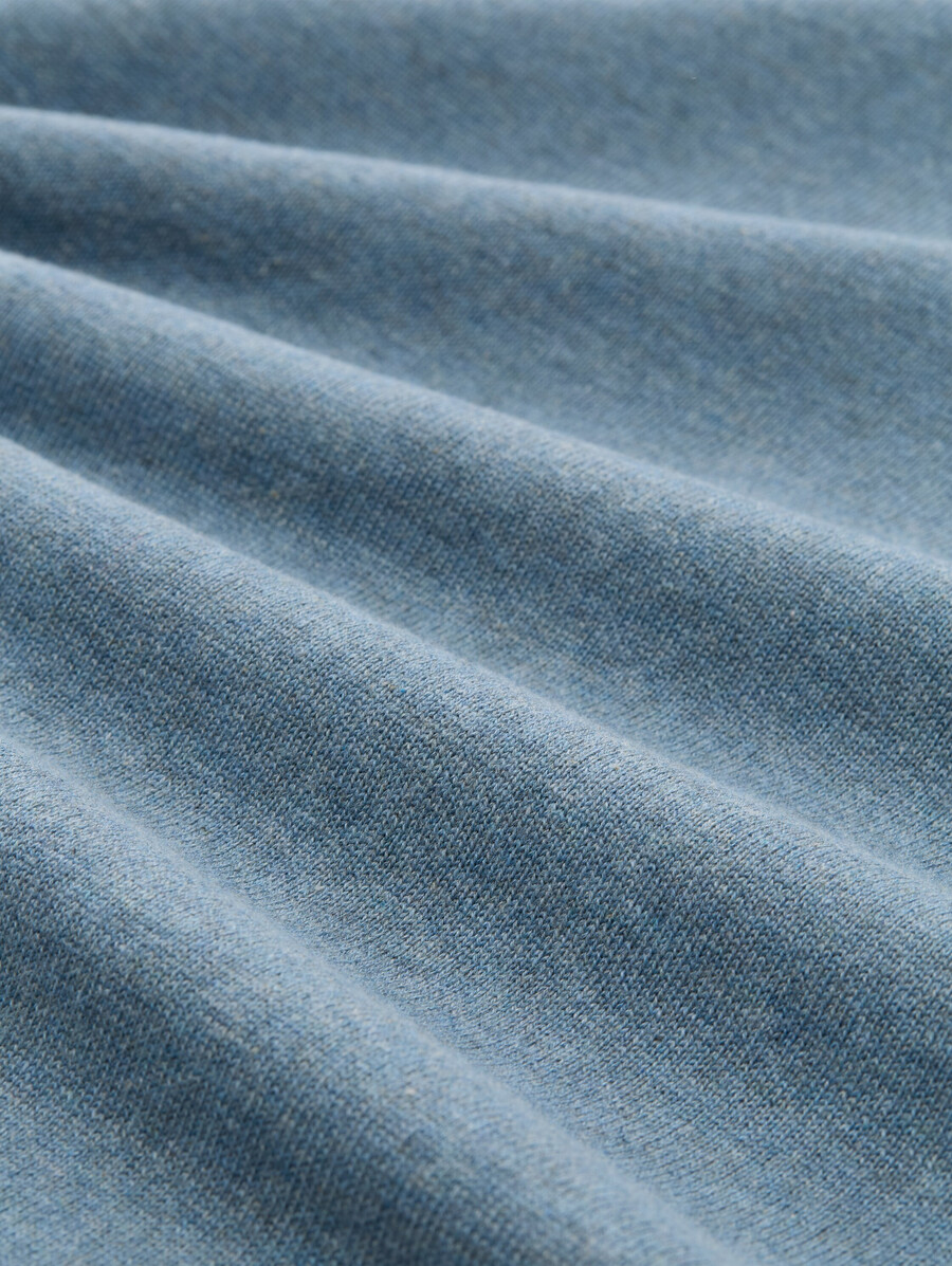 maglione in maglia di cotone con scollo a v