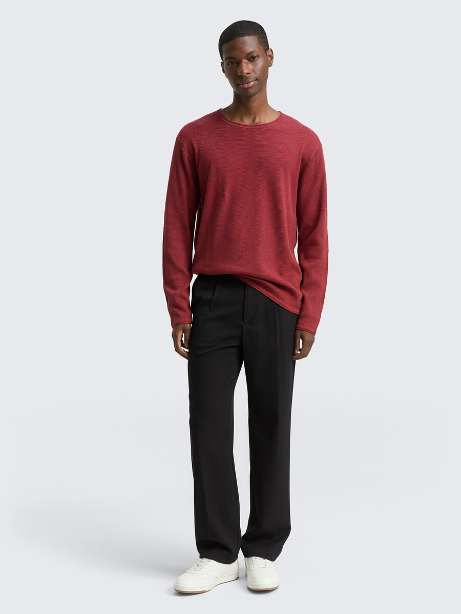maglione in maglia di cotone