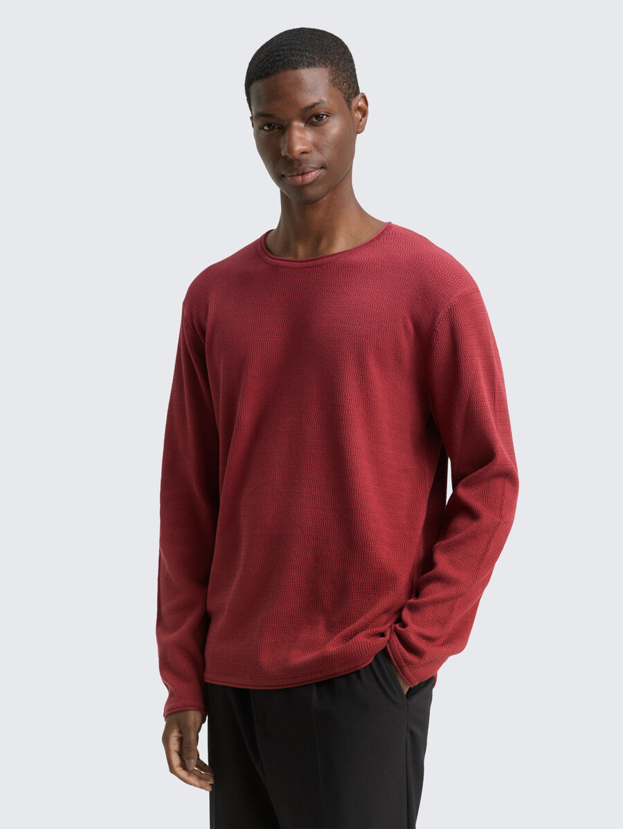 maglione in maglia di cotone