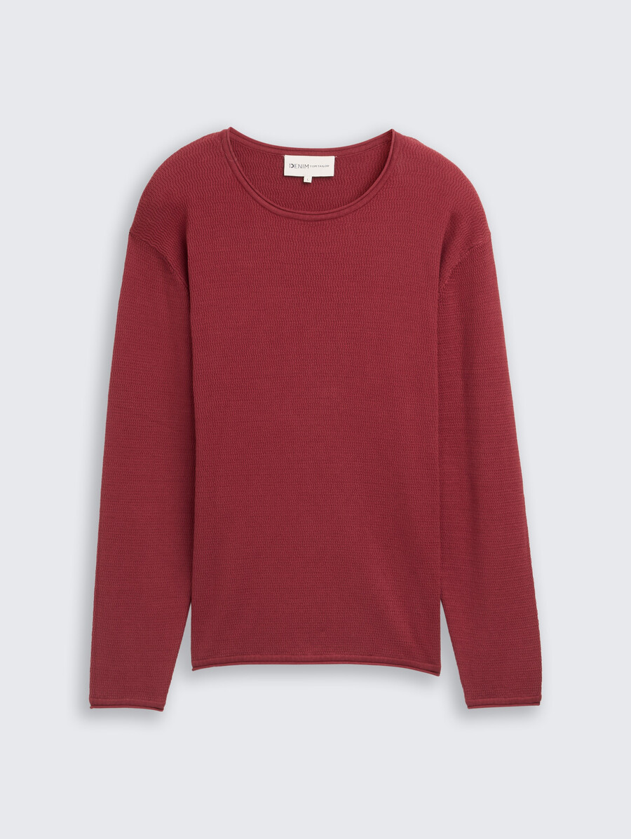 maglione in maglia di cotone
