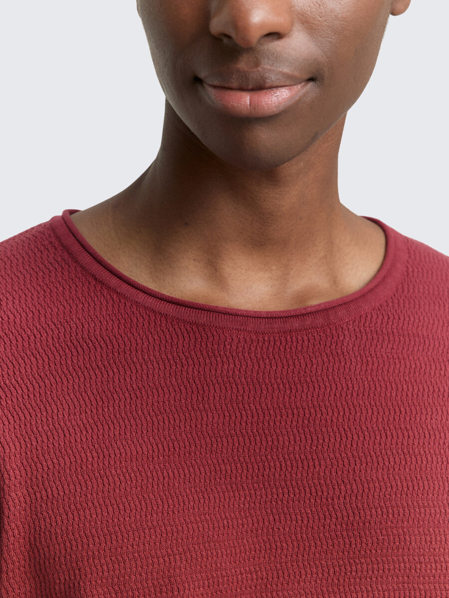 maglione in maglia di cotone