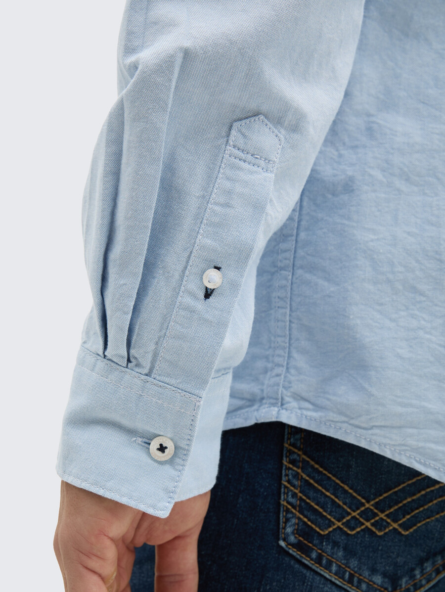 camicia vestibilità regolare con taschino sul petto