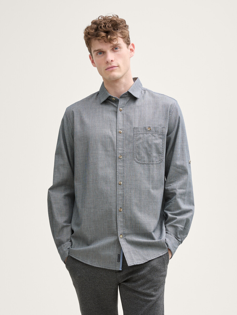 camicia dalla vestibilità regolare con lunghezza delle maniche regolabile