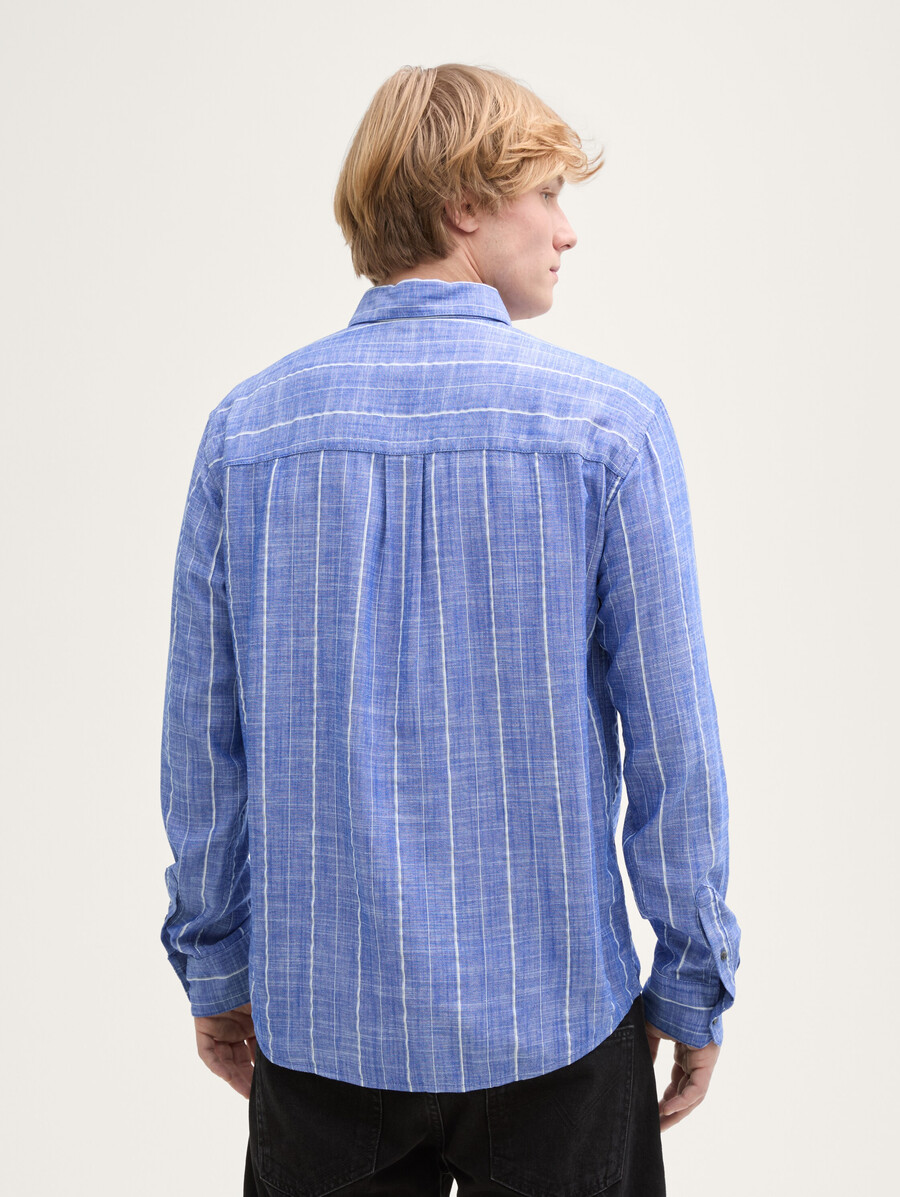 camicia dalla vestibilità comoda con contenuto di lino