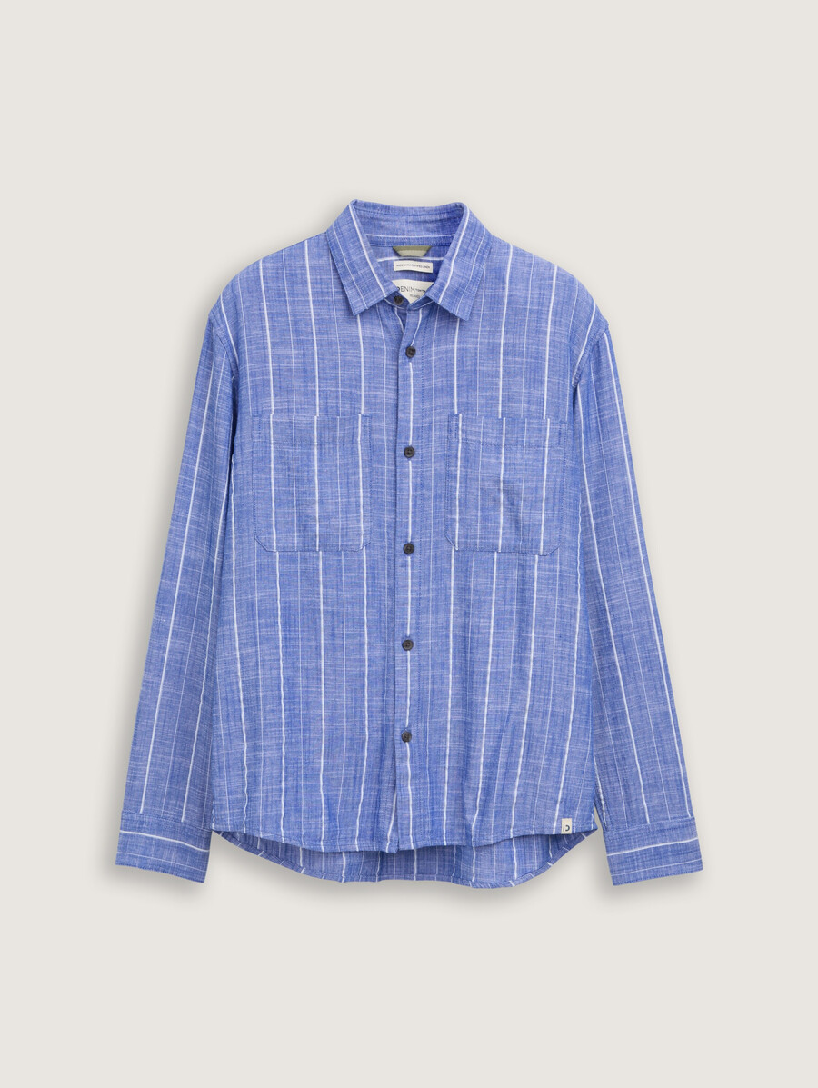 camicia dalla vestibilità comoda con contenuto di lino