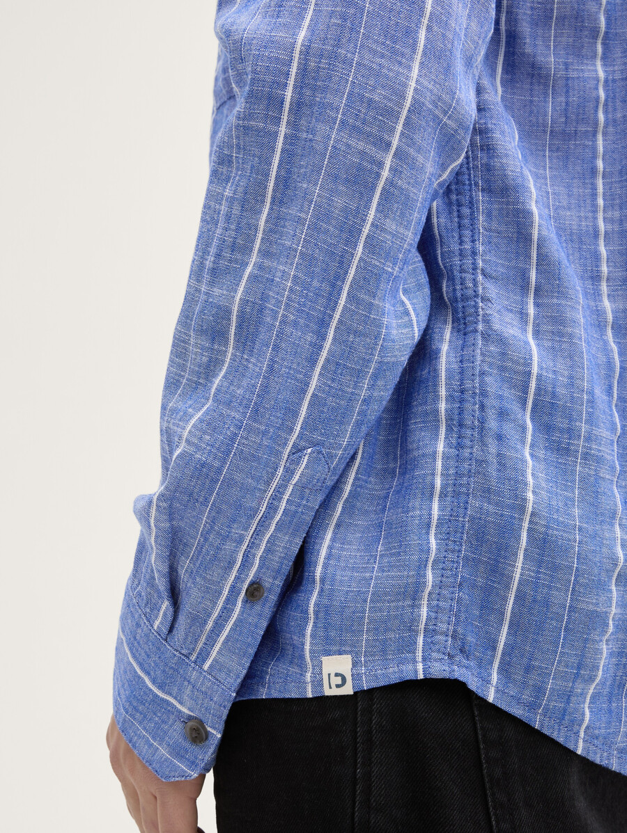 camicia dalla vestibilità comoda con contenuto di lino