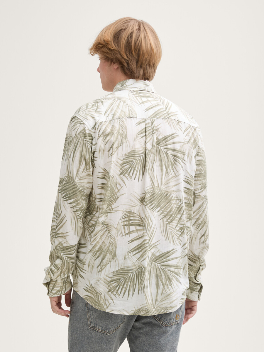camicia dalla vestibilità comoda con contenuto di lino