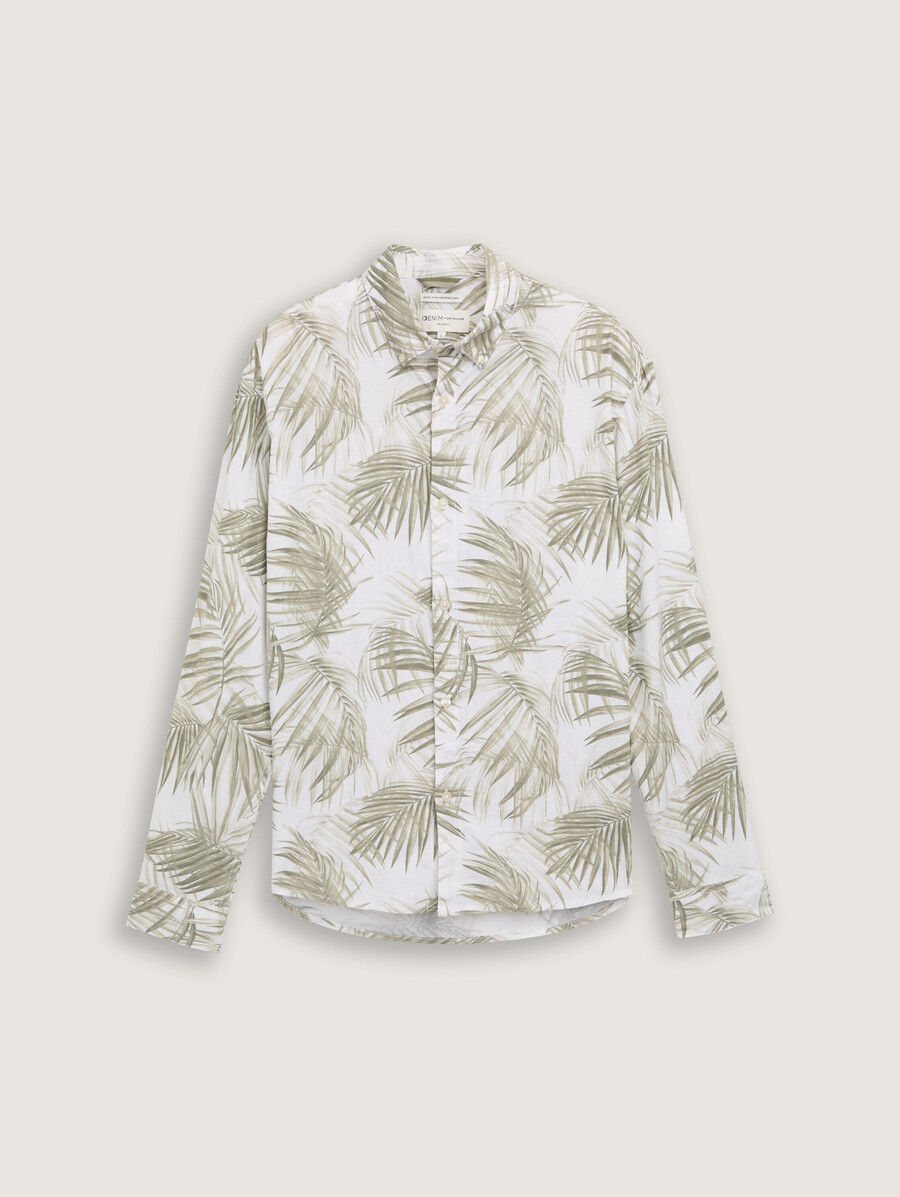 camicia dalla vestibilità comoda con contenuto di lino