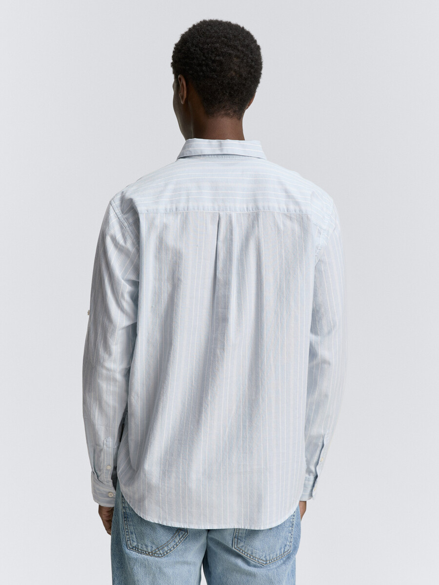 camicia dalla vestibilità rilassata con funzione risvolto