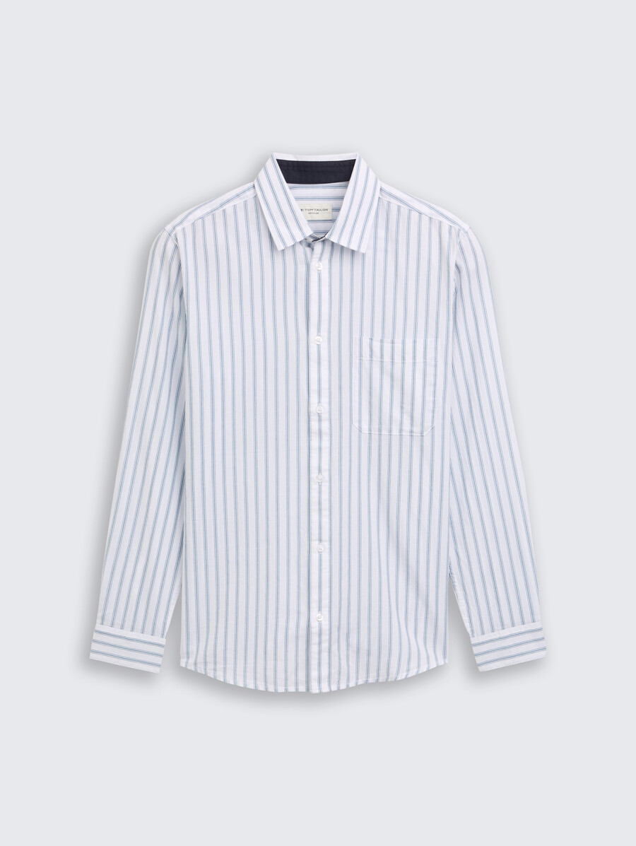 camicia vestibilità regolare con motivo a righe