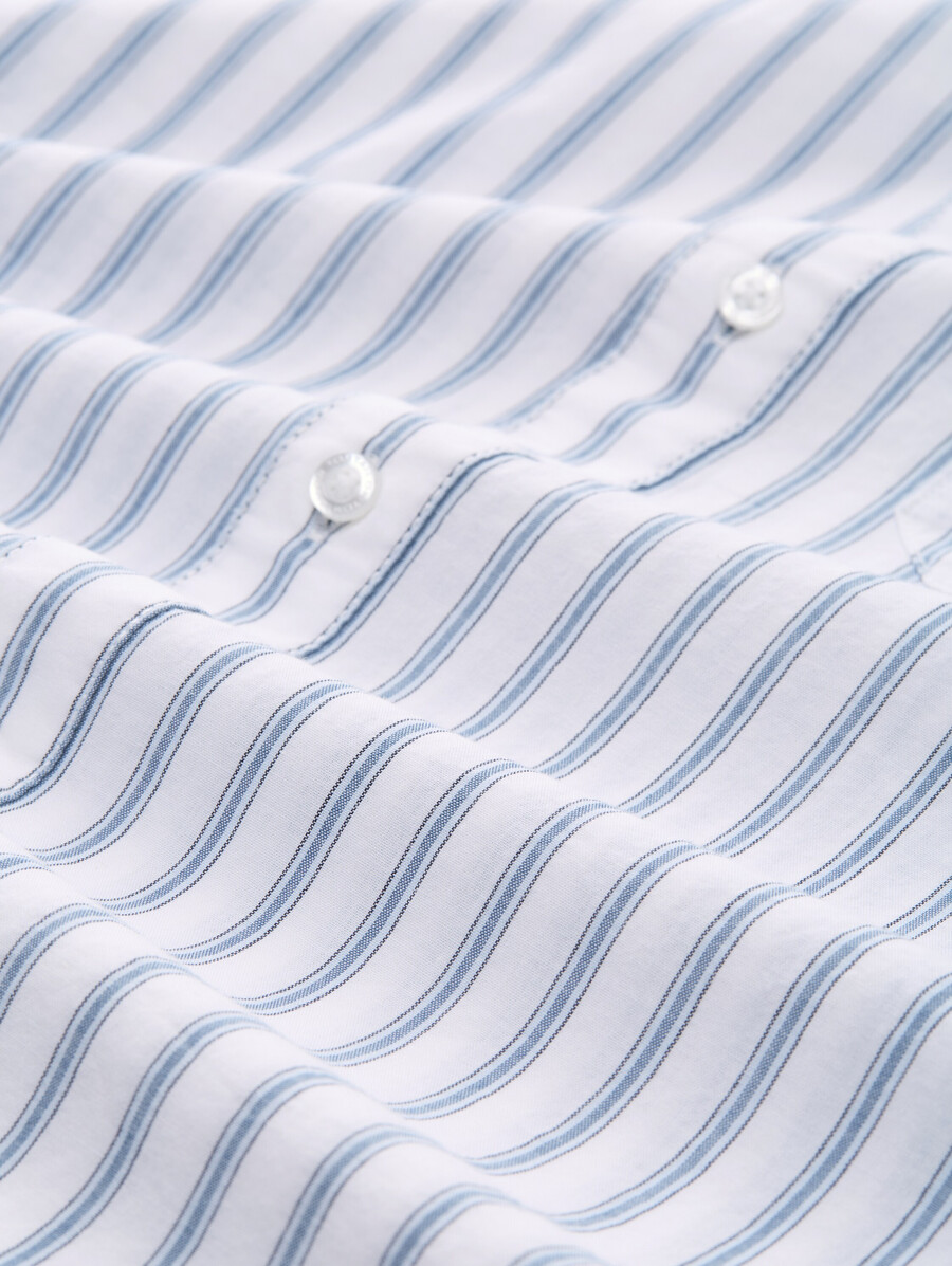 camicia vestibilità regolare con motivo a righe