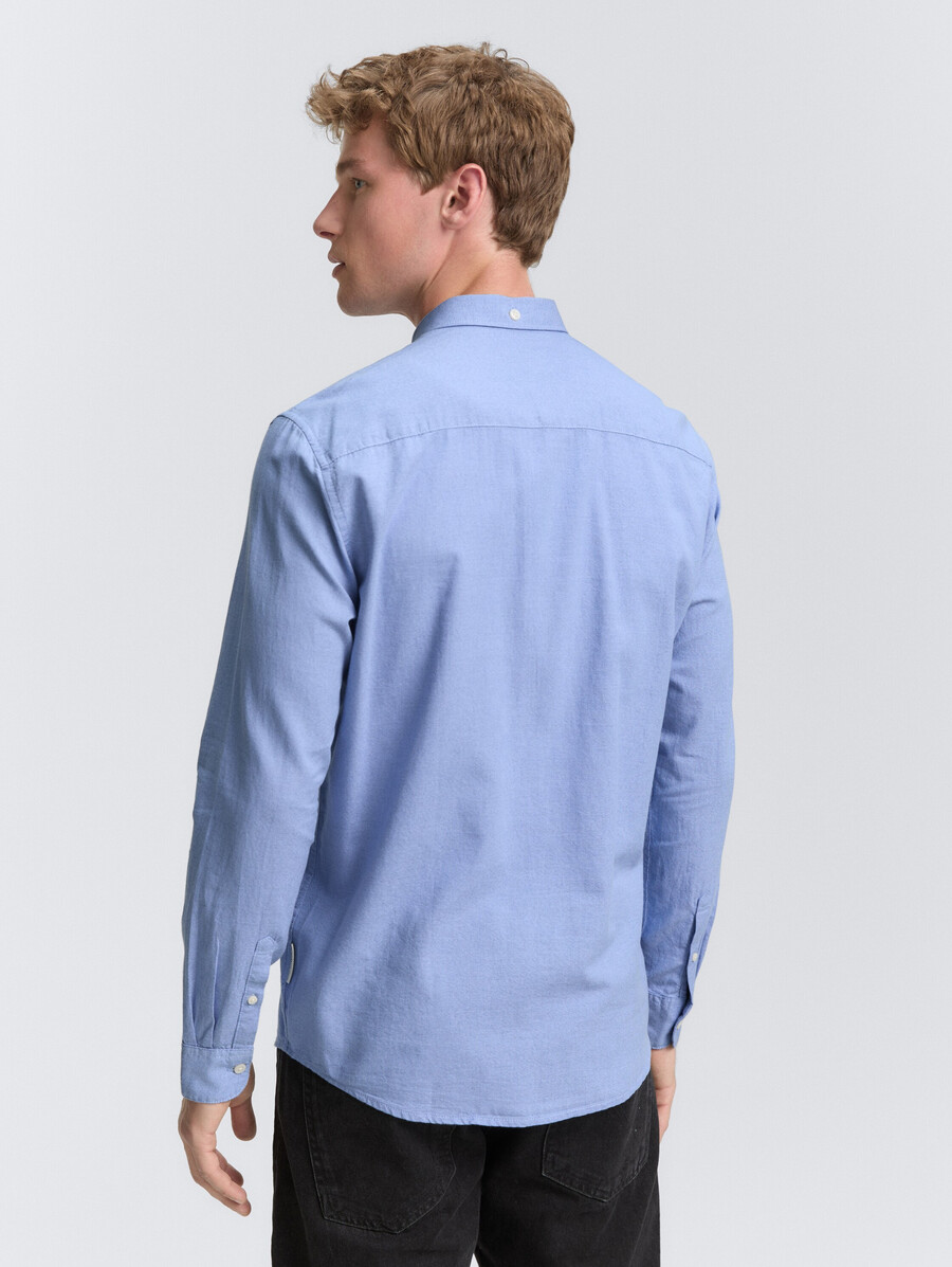 camicia vestibilità regolare con taschino sul petto