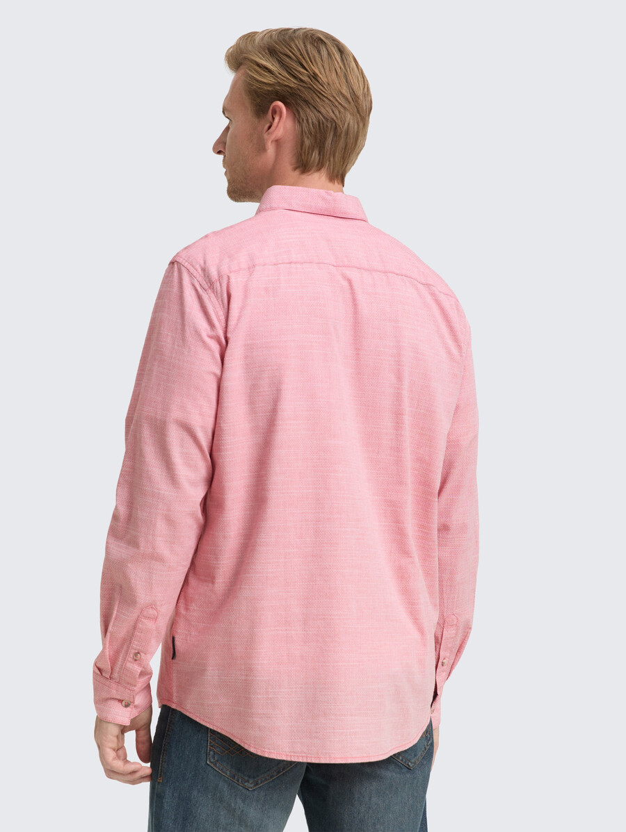 camicia vestibilità regolare con taschino sul petto