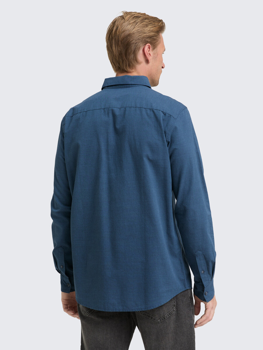 camicia vestibilità regolare con taschino sul petto