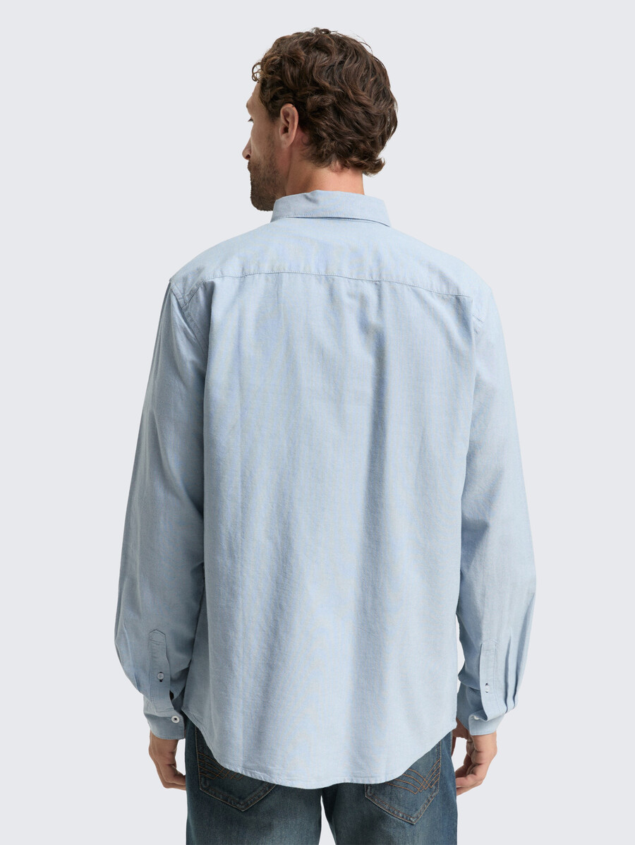 camicia vestibilità regolare con taschino sul petto