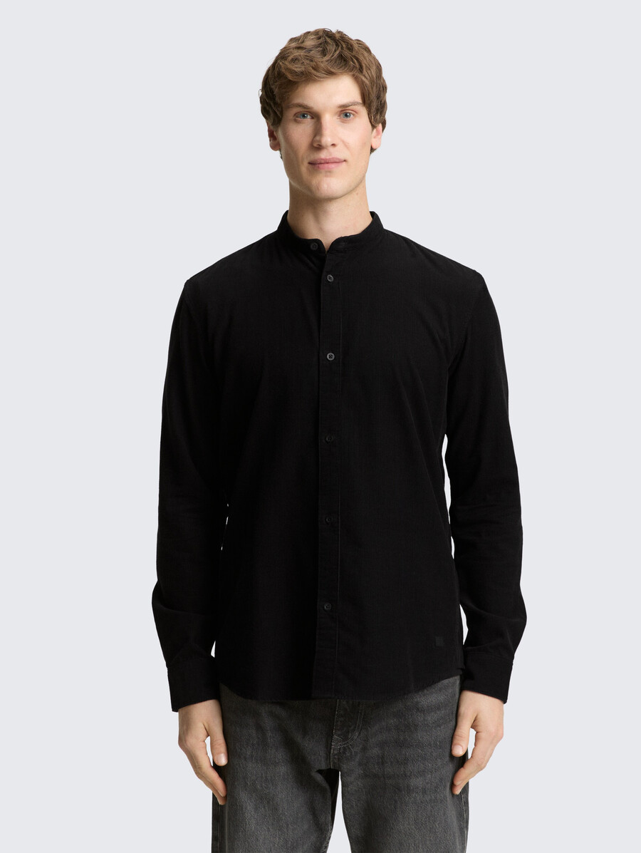 camicia in velluto a coste dalla vestibilità basica