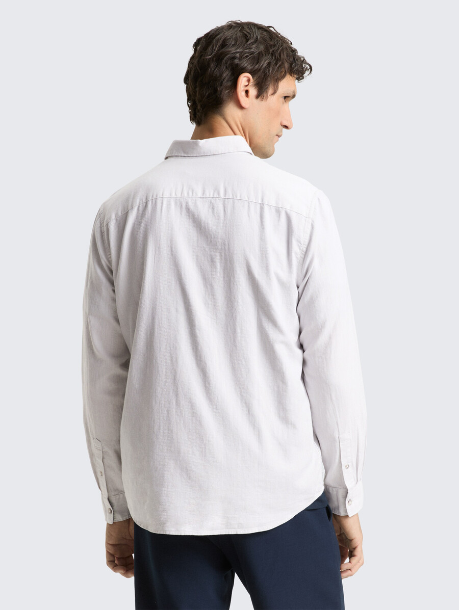 camicia vestibilità regolare con taschino sul petto
