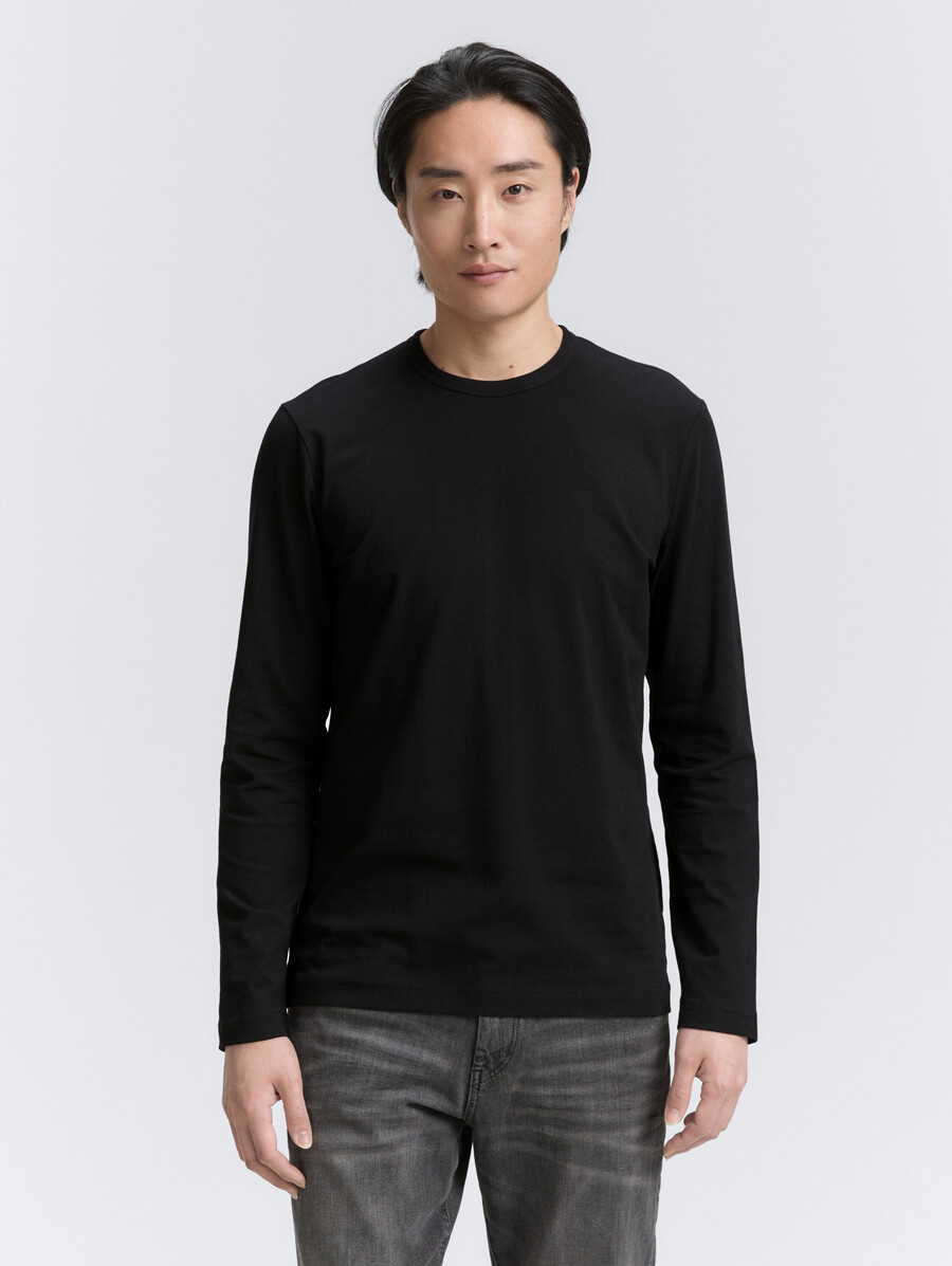 camicia a maniche lunghe slim fit elasticizzata