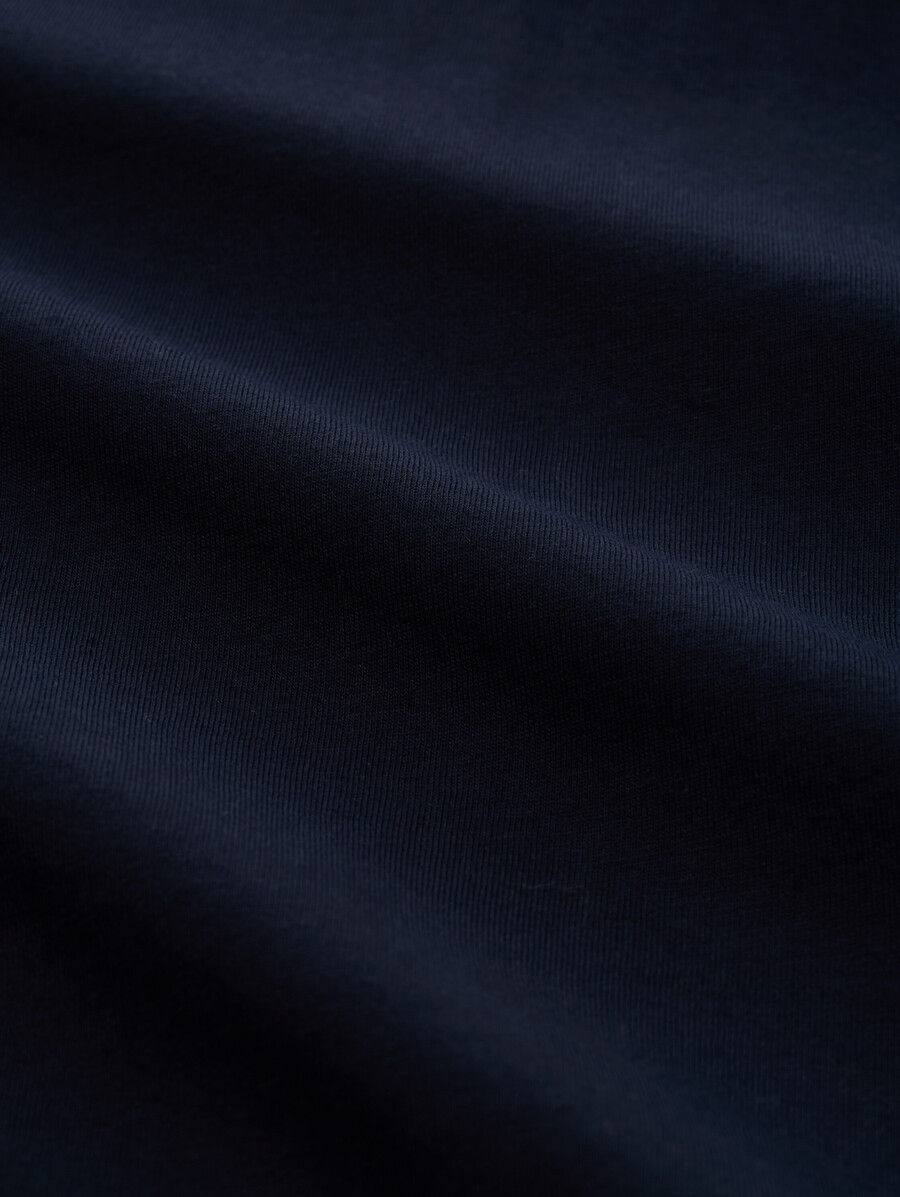 camicia basica a maniche lunghe in cotone