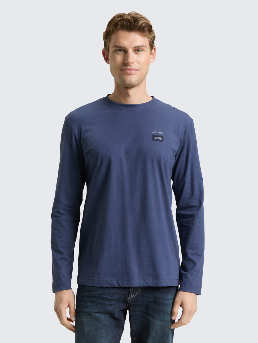 camicia a maniche lunghe in cotone