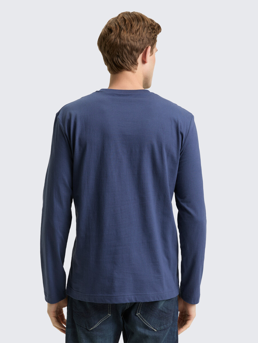 camicia a maniche lunghe in cotone