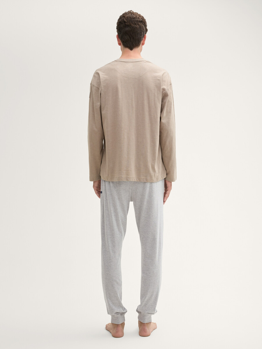 pantaloni del pigiama in look mélange