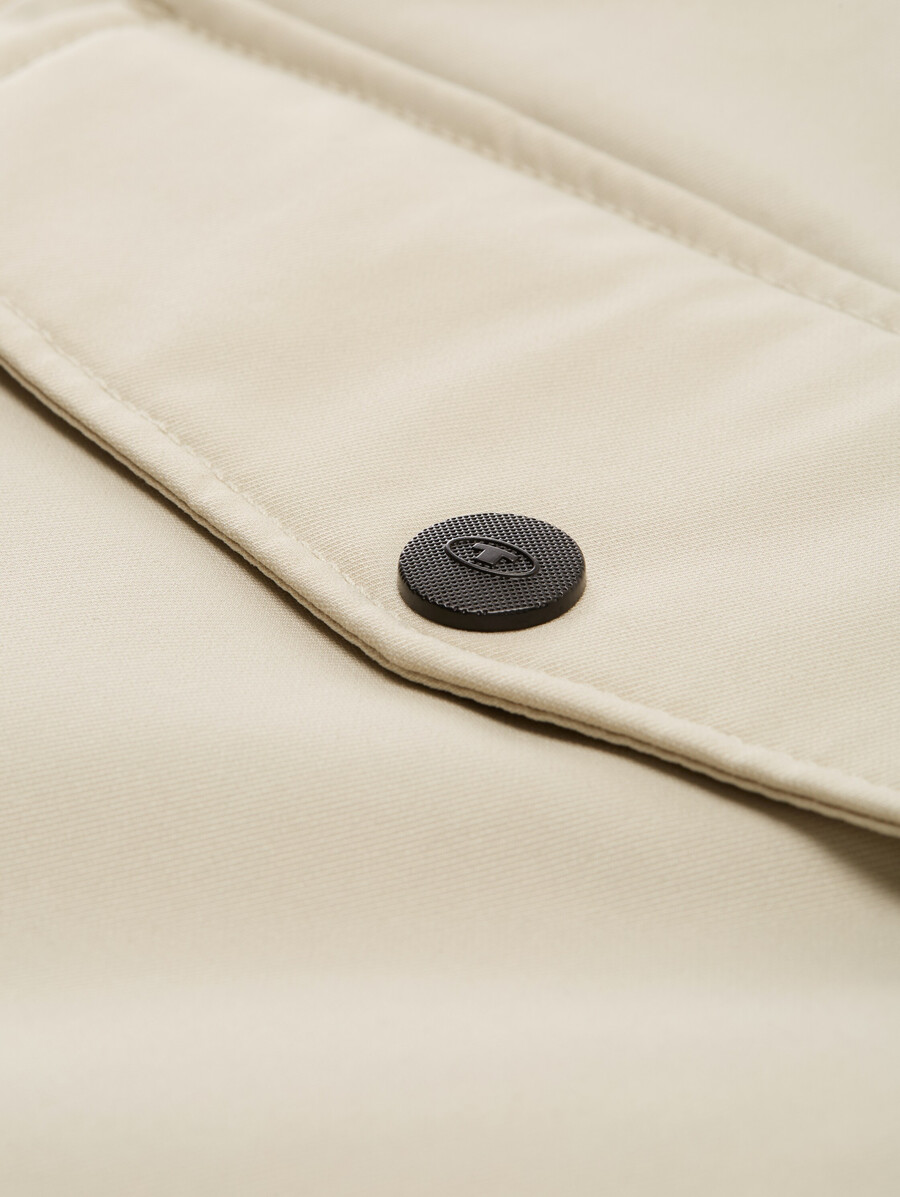 parka artico con cappuccio staccabile