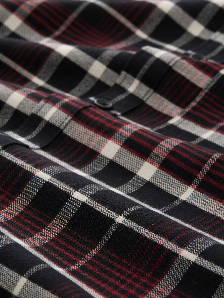 camicia dalla vestibilità rilassata con motivo a quadri