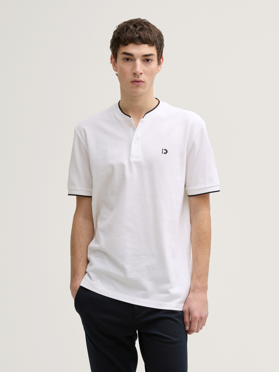 polo con colletto bomber