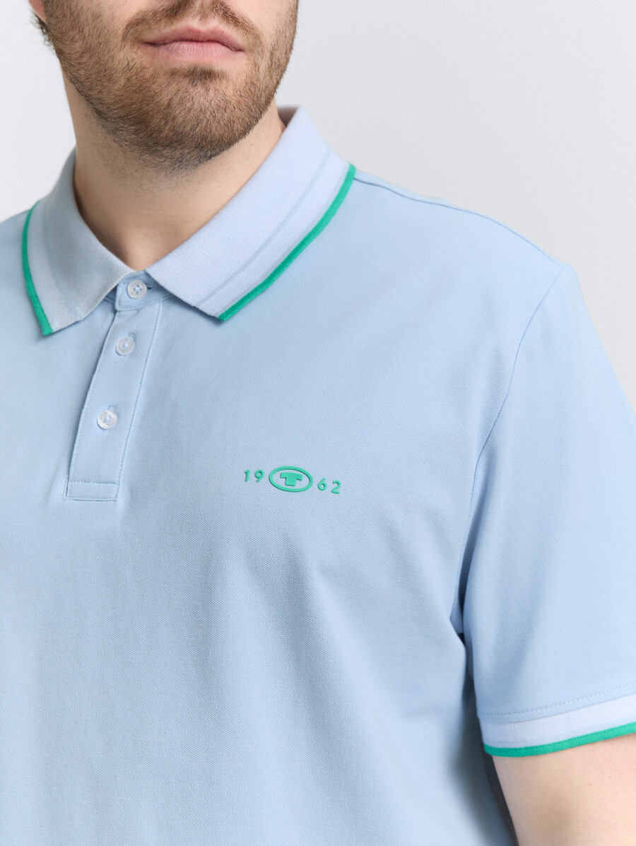 taglie forti polo in piqué elasticizzato